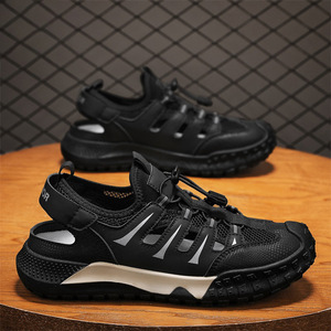 Nouvelles sandales décontractées pour hommes en maille respirante, style été - Semelle souple, sport et loisirs - Product Image 3