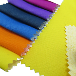 100% Polyester đồng bằng dệt vải tại chỗ 150g nhỏ tổ ong PU lớp phủ composite dệt kim trường đồng phục áo khoác vải - Product Image 1