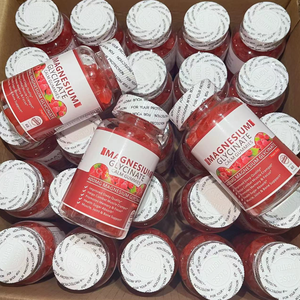 निजी लेबल दैनिक पूरक विटामिन डी, बी 6, कैल्शियम मैग्नीशियम रास्पबेरी गुम्मीज - Product Image 6