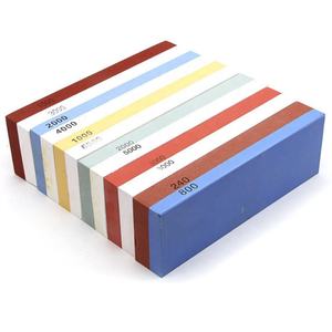 Piedra afiladora de cuchillos de doble cara, afilador de cuchillos de grano medio fino - Product Image 1