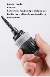 C.R.I Multi-<b>Bit</b> <b>Screwdriver</b> <b>Set</b> With Interchangeable Chrome <b>Bits</b> Anti-Slip Handle Plastic Body 6-Piece Tool Kit - Product Image 4