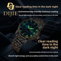 Montre pour homme d'affaires authentique, nouvelle arrivée, directement de l'usine, quartz, alliage, bracelet en acier inoxydable, aiguilles, chiffres romains, lumineuse, luxe