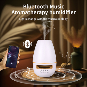High-quality Ultrasonic Essential <b>Oil</b> <b>Diffuser</b> with Speaker New Design Plastic Household Humidifier From China - Product Image 5
