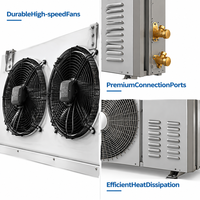 Unité de condensation pour chambre froide avec dégivrage, capable de remplacer n'importe quel compresseur de marque reconnue, ensemble de réfrigération professionnel pour salle froide