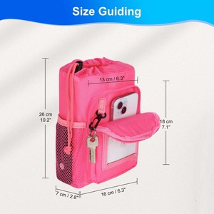 Échantillon gratuit Sac d'accessoires de béquille et coussins de poignée, pochette de qualité supérieure résistante à l'eau pour béquilles, avec porte-boisson téléphone - Product Image 2