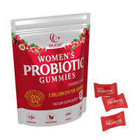 Gummies probiotiques pour femmes DUOZI avec canneberge, 5 milliards d'UFC, complément alimentaire pour la flore vaginale et le soutien de l'équilibre digestif