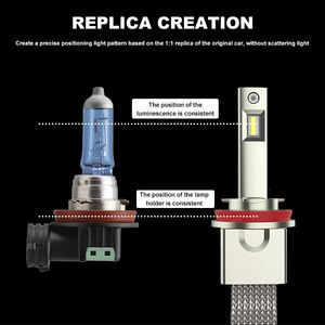 Phares LED H11 K3 Value Upgrading Premium 52W 5200Lm 6500K 12-24V pour concessionnaires de voitures d'occasion et ateliers de rénovation automobile - Product Image 6