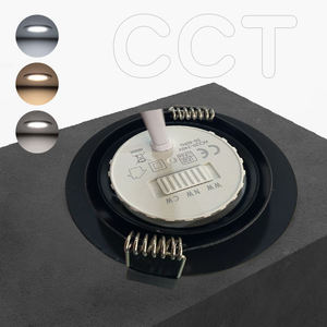 현대식 천장 매립형 SMD CCT 조절 가능 6W 3W 75mm 70mm 구멍 원형 3000k 5w 주방 LED 스팟 조명 - Product Image 2