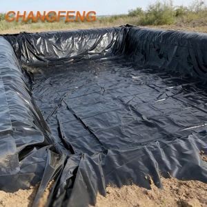 Геомембрана из ПНД (линейный полиэтилен низкой плотности) толщиной 0,5 мм и 1 мм, водонепроницаемая, для укладки на полигонах ТБО, в плотинах, прудах и на креветочных фермах - Product Image 1