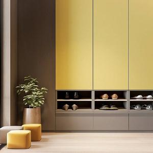 Meuble à chaussures encastré minimaliste italien, armoire <span class=keywords><strong>de</strong></span> rangement anti-poussière pour couloir avec poignée <span class=keywords><strong>invisible</strong></span> - Product Image 3