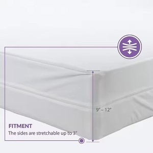 Tùy chỉnh dây kéo Nệm encasement Nệm Bìa nước bằng chứng được trang bị tấm ga trải giường nệm bảo vệ - Product Image 3