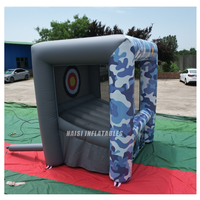 Jeu gonflable de carnaval de qualité commerciale pour enfants : Tir à l'arc sur cible Hoverball pour location événementielle
