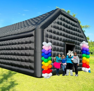 Carpa de Fiesta VIP Negra, Iluminación LED Portátil para <span class=keywords><strong>Discoteca</strong></span>, Carpa Móvil para Club Nocturno, Carpa Inflable para Club Nocturno, <span class=keywords><strong>Discoteca</strong></span> Inflable - Product Image 3