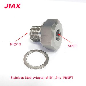 Adaptador de Sensor de Presión de Aceite de Acero Inoxidable 304 de Alta Resistencia, Macho M16x1.5 a Hembra NPT de 1/8'', para Motores GM Serie LS - Product Image 4