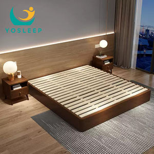 Base de Cama Tatami Japonesa YOSLEEP, Personalizada, de Madera Maciza, con Marco de Plataforma, Tamaño Queen/King, para Apartamentos Pequeños o Casas Pequeñas - Product Image 3