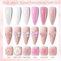 LILYCUTE Gel de modelage 3D sculptural 5D pour fleurs solides 8ml, texture gelée hautement façonnable pour nail art, fabrication OEM