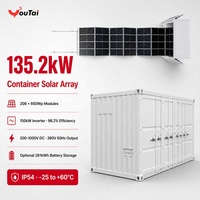 135,2KW Maßgefertigter MPPT Faltbarer Solar-PV-Container mit Lithium-Batterie für Industrie, Landwirtschaft, Fernbedienung & Bergbau-Anwendungen