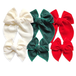 Bandeau arc en tissu côtelé de style européen 5cm pince crocodile ou style arc <span class=keywords><strong>fable</strong></span> en nylon - Product Image 4
