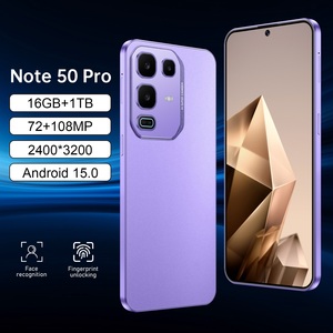 热销 Note 50 Pro 5G 智能手机 LED 显示屏 50MP AI 摄像头功能手机 Android 低价格版 - Product Image 2