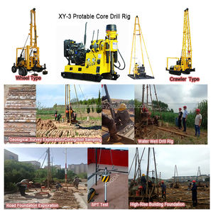 XY-3ポータブルジオテクニカル探査コアハードロック鉱山ボアホール泥ポンプ掘削機価格 - Product Image 6
