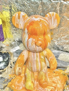 도매 DIY 유체 곰 테디 폭력 곰 우울한 곰 그림 창조적 인 가정 장식 수제 인형 입상 장난감 - Product Image 2