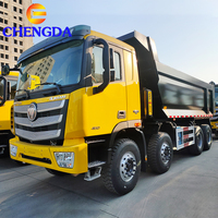 Camion benne basculante Foton Auman EST 8x4 12 roues, état neuf, moteur Cummins Euro 5
