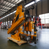 Mini-grue hydraulique pliable pour le chargement, le déchargement et le déplacement d'équipements