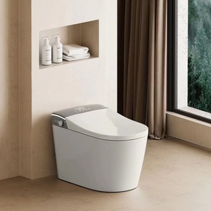 Inodoro Inteligente Jmowto de Una Pieza con Descarga por Sifón de 4.5L, Montado en el Suelo con Asiento Calefactado - Product Image 1