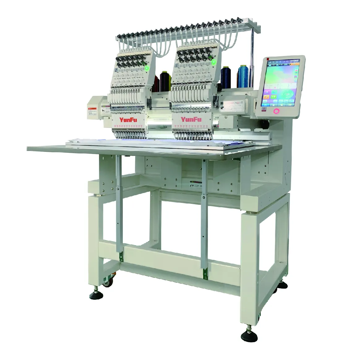 High quality brother ptp two heads sewing machinery Dahao control system computerized 2 heads embroidery machine
