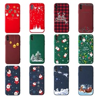 Merry Christmas – coque de téléphone en silicone personnalisée pour iPhone 11 Pro Max X Xs XR 6 6s 7 8 Plus