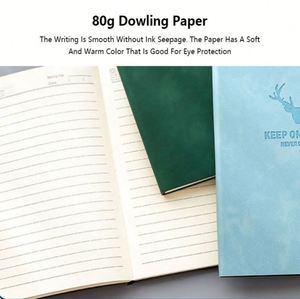 Carnets A5, agenda et journal d'affaires, carnet en cuir PU avec logo personnalisé, carnet de notes pour réunions, agenda pour l'école - Product Image 6