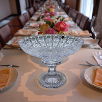 Assiettes de mariage en verre bohème, faites à la main, motif personnalisé, durables, de qualité alimentaire, non toxiques, ensemble de bols à fruits, assiettes modernes