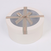 Personnalisable 3 tailles de boîtes rondes en carton solide feuille d'or imprimé et papier couché UV pour l'emballage et l'utilisation de cadeaux gaufrage caractéristique