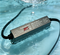 Alimentation LED étanche IP67 60W 12V 24V à tension constante, format compact, sortie unique, garantie 3 ans, pour éclairage LED et vidéosurveillance