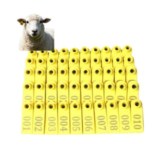 Custom Yellow Green Orange Blue Color Animal Ear <b>Tag</b> for Lamb Goat Sheep Pig Farm <b>Track</b> - Product Image 3