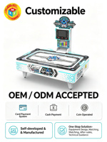 Table de hockey sur air 4 joueurs OEM ODM, machine de jeu d'arcade à monnayeur
