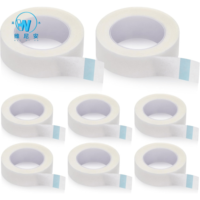 Ruban adhésif non tissé hypoallergénique Yimmer OEM flexible 1,25 cm x 9,1 m pour extensions de cheveux, fixation de trame cutanée, certifié CE