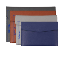 Portefeuille de conférence en cuir PU personnalisé format A4 portefeuille de bureau sac de fichiers organisateur de documents