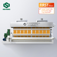Automatische eierbakjesmachine, machine voor het vormen van papierpulp, eierbakjesmachine met droogsysteem voor de verpakking van eieren op pluimveebedrijven