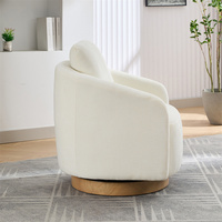 Personnalisé Confortable Rond Accent Simple Canapé Chaise Pivotant Accent Baril Chaise 360 Degrés Club Chaise Lounge Fauteuil pour Salon