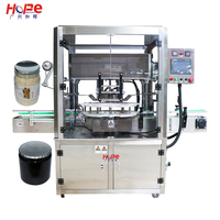 Machine automatique de scellage de film en rouleau à double tête machine de scellage de tasse de yaourt gelée de tasse en plastique boîte de conserve