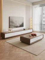 Meuble TV Minimaliste Moderne, Style Nordique Simple, Ensemble de Meubles de Salon, Meubles TV en Bois Design