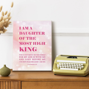 ภาพพิมพ์พระคัมภีร์คริสเตียนสำหรับห้องเด็กผู้หญิงห้องนอนของขวัญสำหรับลูกสาวผู้หญิง - Product Image 2