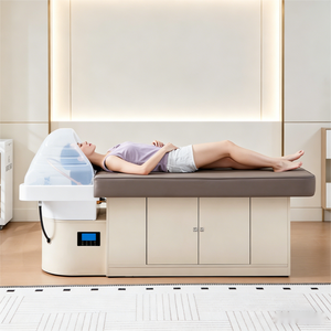 Mobilier de salon de beauté multifonction de luxe avec casier, table de massage et lit de shampoing pour <span class=keywords><strong>spa</strong></span> capillaire - Product Image 5