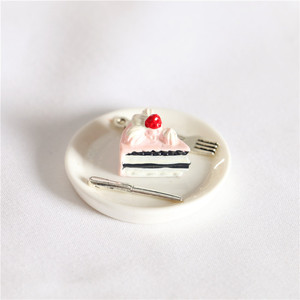 Gâteaux triangulaires <span class=keywords><strong>de</strong></span> haute qualité pour maison <span class=keywords><strong>de</strong></span> poupée miniature, jouets alimentaires pour maison <span class=keywords><strong>de</strong></span> poupée - Product Image 5