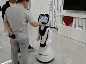 <span class=keywords><strong>Robot</strong></span> d'accueil <span class=keywords><strong>Robot</strong></span> IA pour la publicité au bureau Réception Communication commerciale Présentation Interaction Guide <span class=keywords><strong>Robot</strong></span> - Product Image 6
