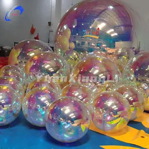 Giant Event Decoration Hanging Mirror Ball Inflatable Balloon Disco Big Shiny Inflatable Balls