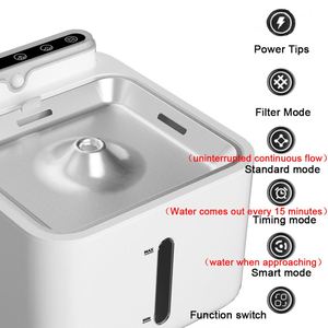 Dispensador Automático de Agua y Comida para Mascotas 2025, Combinado, de Acero Inoxidable, Inteligente, para Perros y Gatos, Uso Doméstico - Product Image 3