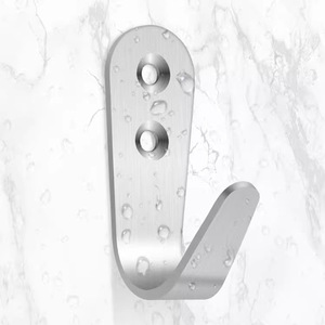 Chulisi Stainless Steel Robe <b>Hook</b> Single Anti Corrosion Modern Bathroom <b>Towel</b> <b>Hook</b> Durable Rust Proof Wall Mount - Product Image 1