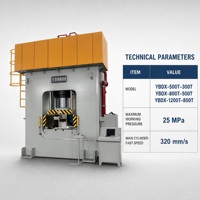 Presse d'extrusion à froid hydraulique servo YBDX, machine de formage multidirectionnelle pour pièces en acier, cuivre et aluminium